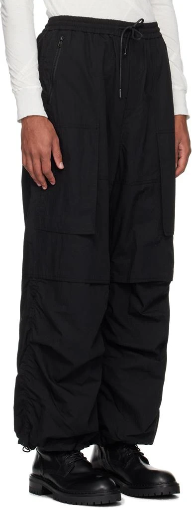 Juun.J Black Puckered Cargo Pants 2