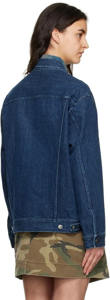 Song for the Mute SSENSE Exclusive Blue Oversized Denim Jacket 3