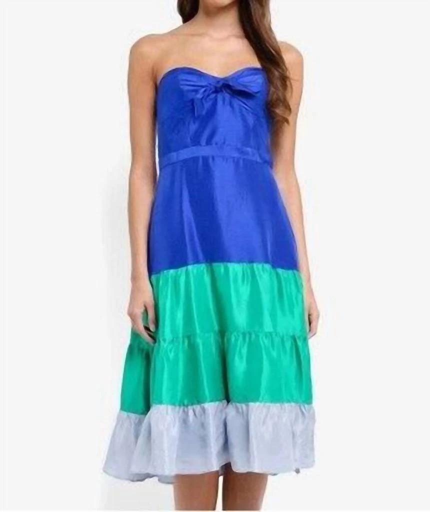 J. Crew J.Crew - Jackaroo Silk Strapless Flare Dress 2