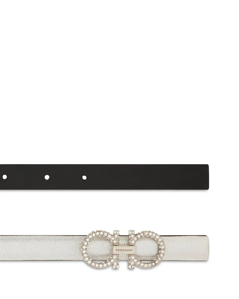 Salvatore Ferragamo Women's Donna Reversible Leather Belt 3