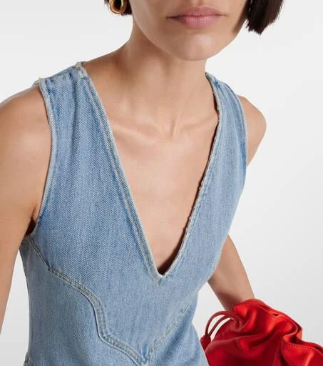 Re/Done Western denim midi dress 4