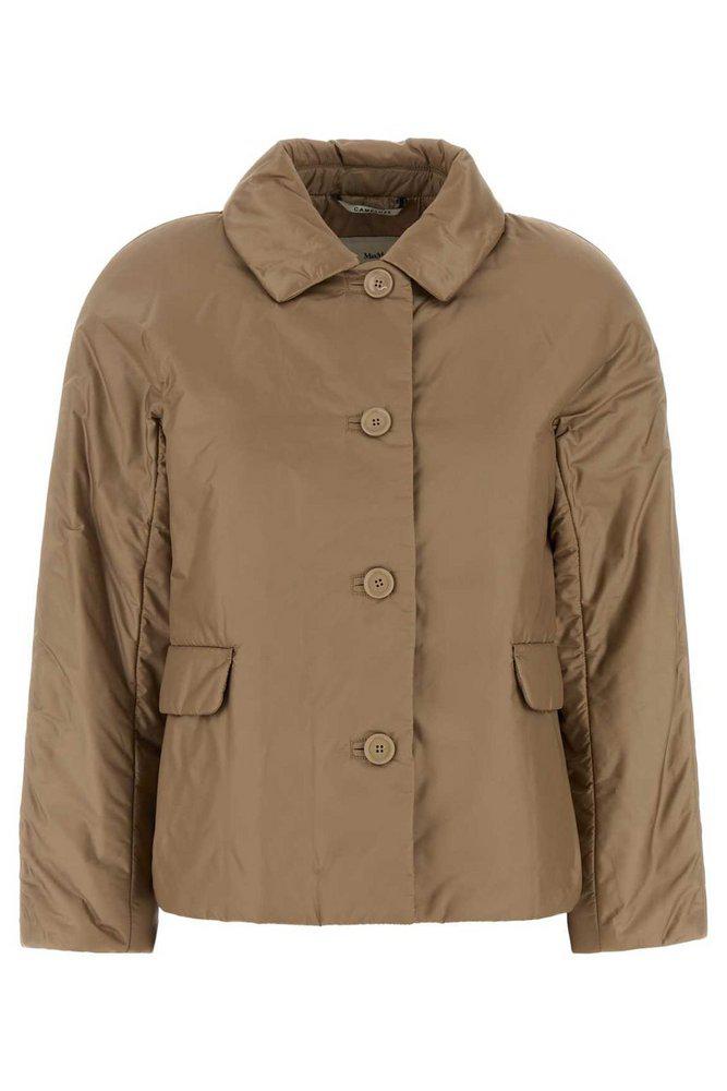 MAX MARA THE CUBE Max Mara The Cube Greens Button-Up Padded Jacket