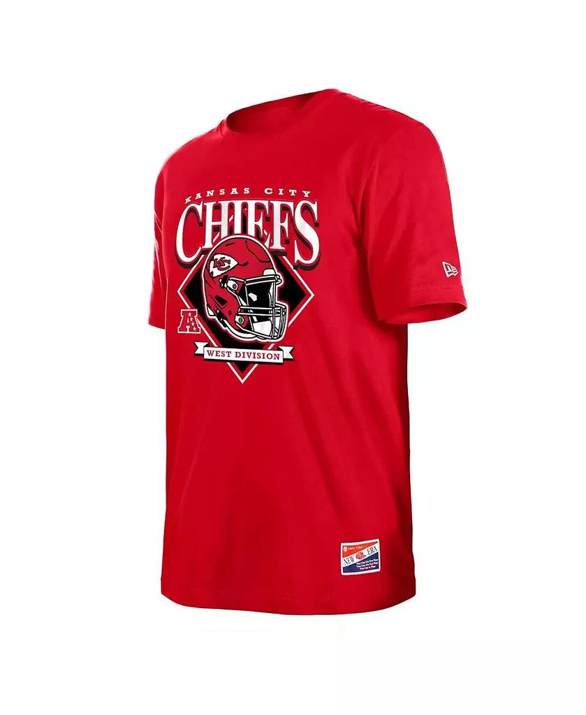 New Era Men's Red Kansas City Chiefs Team Logo T-shirt 3