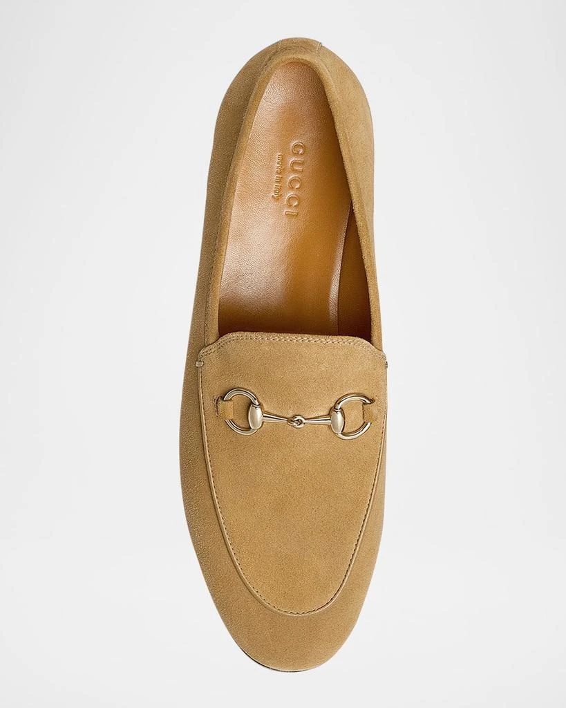 Gucci Jordaan Horsebit Suede Loafers 3