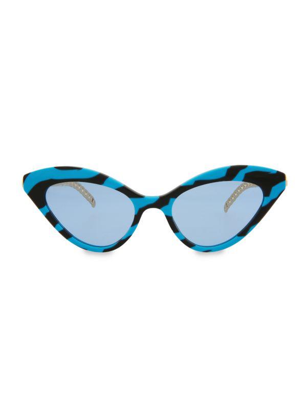Gucci 52MM Cat Eye Sunglasses With Detachable Charm