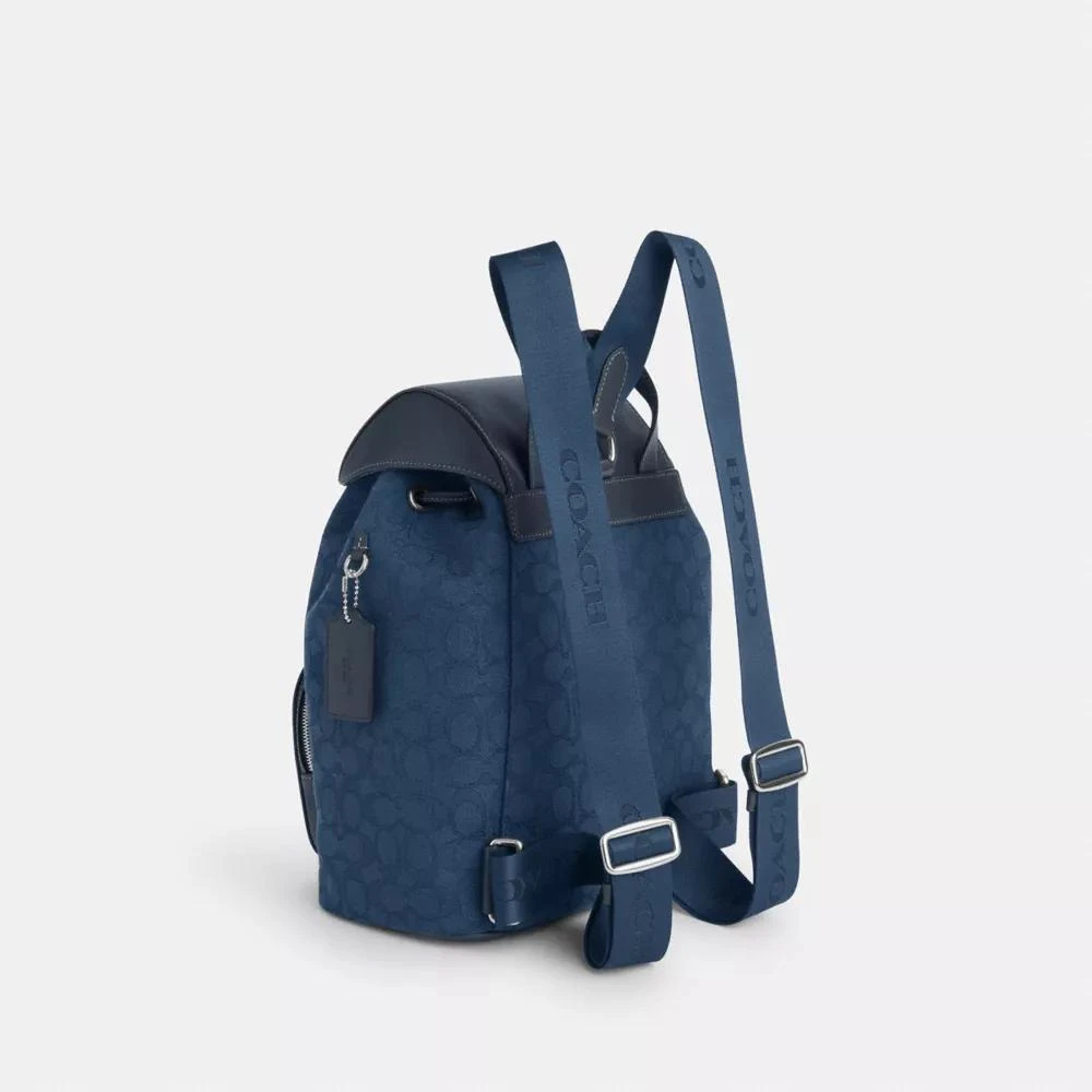 Coach Pace Large Backpack In Signature Jacquard 3