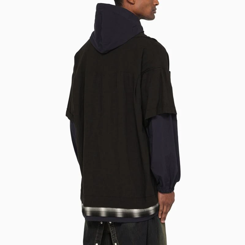 Maison MIHARA YASUHIRO Three-layer hooded shirt 3