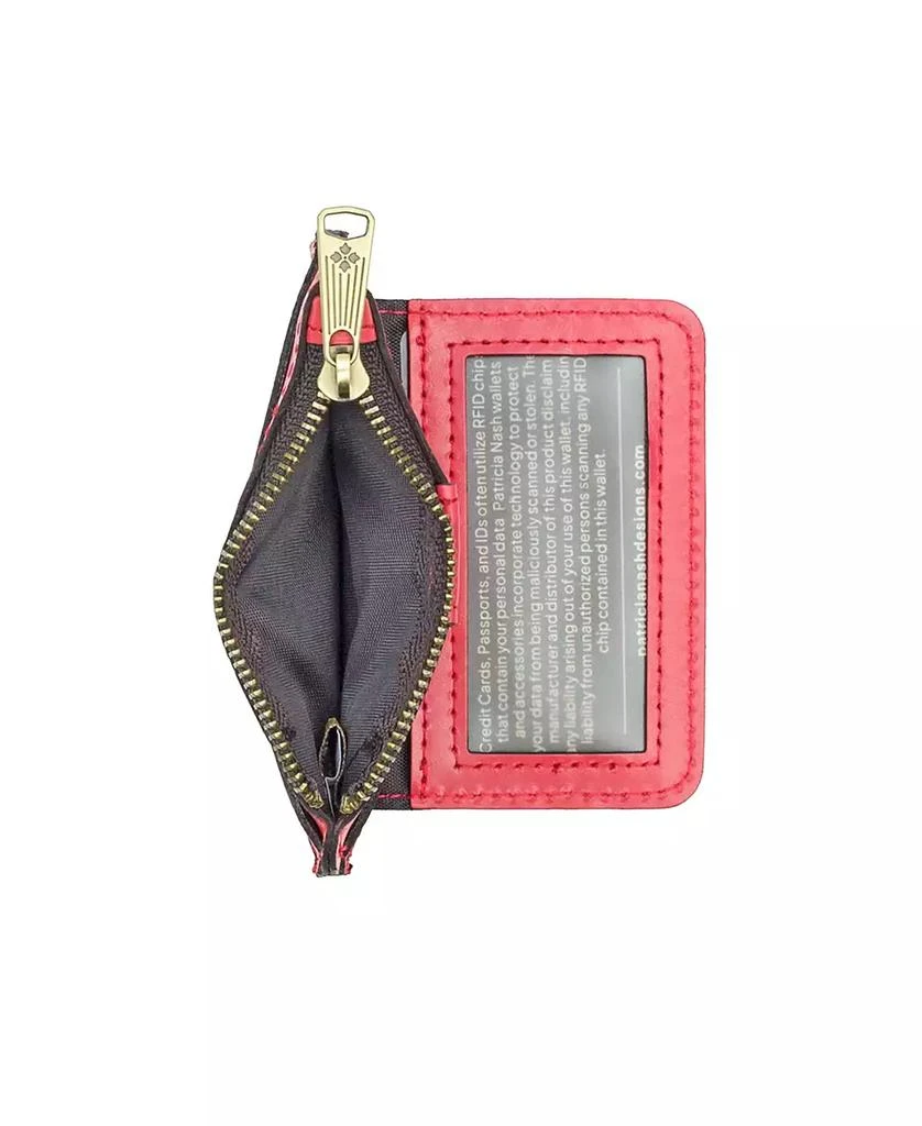 Patricia Nash Cassis ID Small Printed Leather Wallet 4