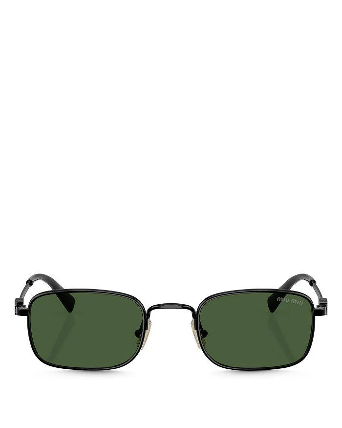 Miu Miu Regarde Rectangle Sunglasses, 49mm 3