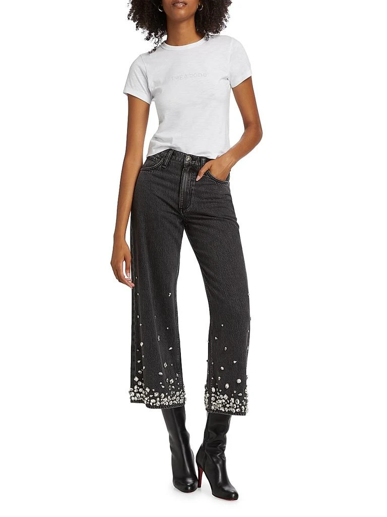 Rag & Bone Logo-Studded Short-Sleeve T-Shirt 2