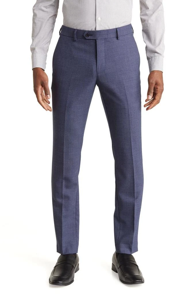 Original Penguin Navy Birdseye Stretch Suit Pants 1