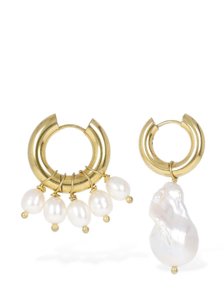 Timeless Pearly Mismatched Pearl Earrings