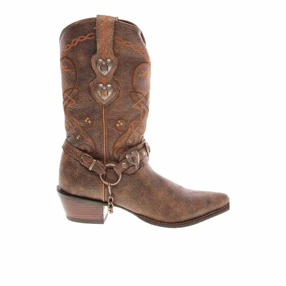 Durango Crush Heartbreaker Pointed Toe Cowboy Boots