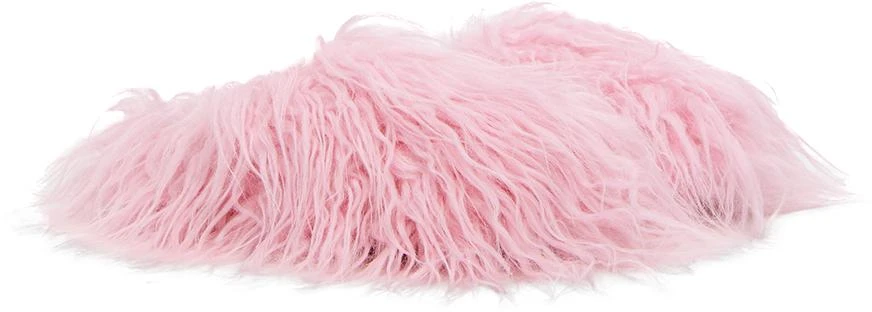 Marni SSENSE Exclusive Pink Fussbett Sabot Loafers 4