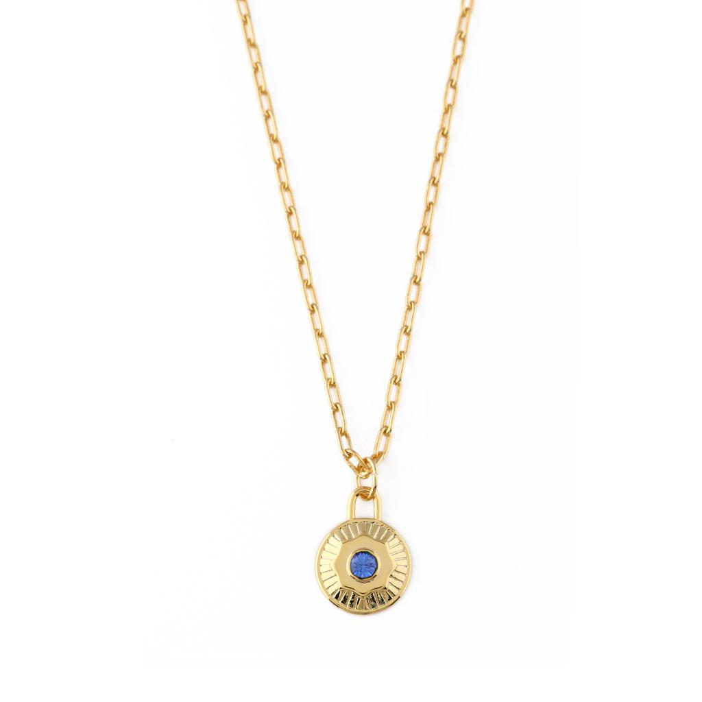 Orelia London September Birthstone Necklace Made With Swarovski Crystals