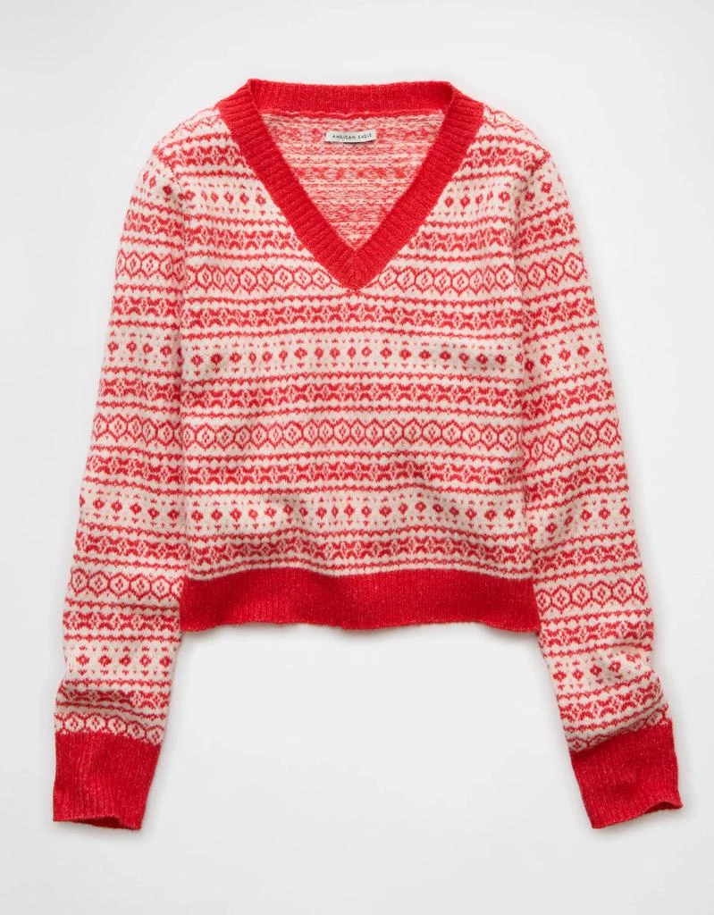 AE AE Whoa So Soft Shrunken V-Neck Sweater 3