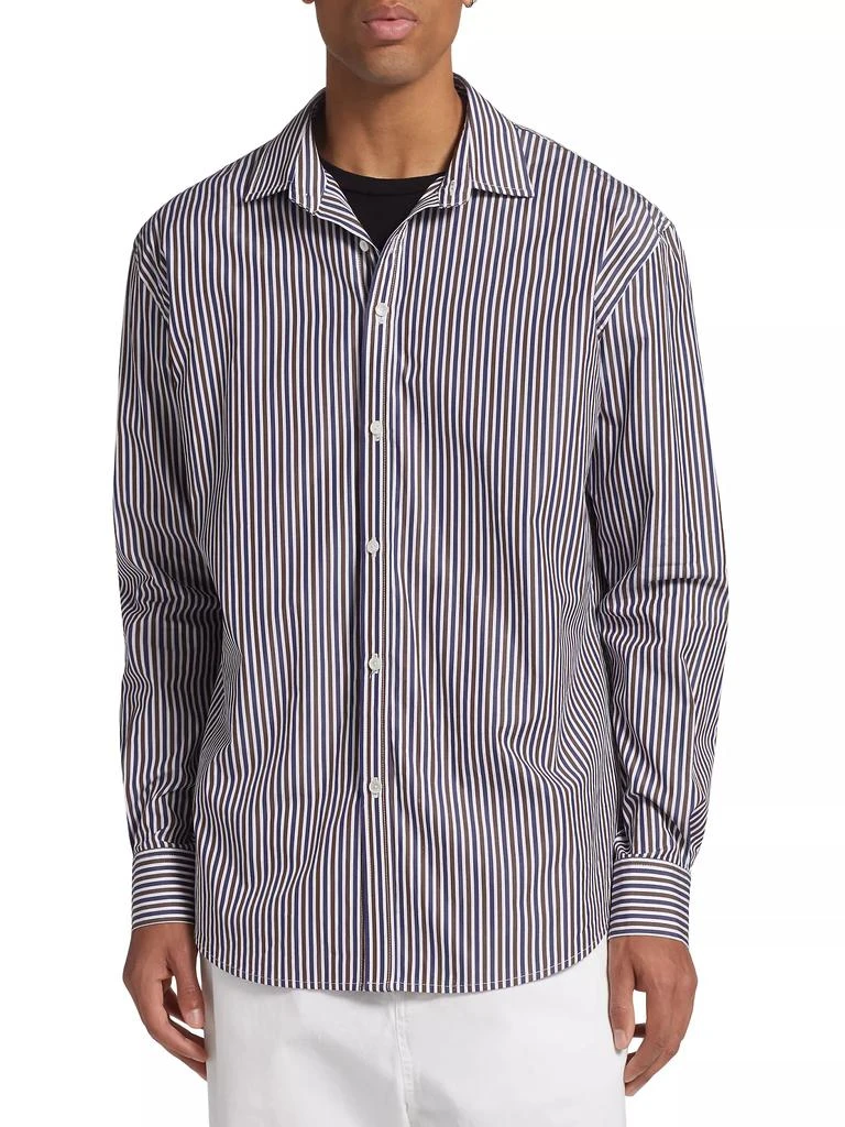 Nili Lotan Cristobal Striped Shirt 3