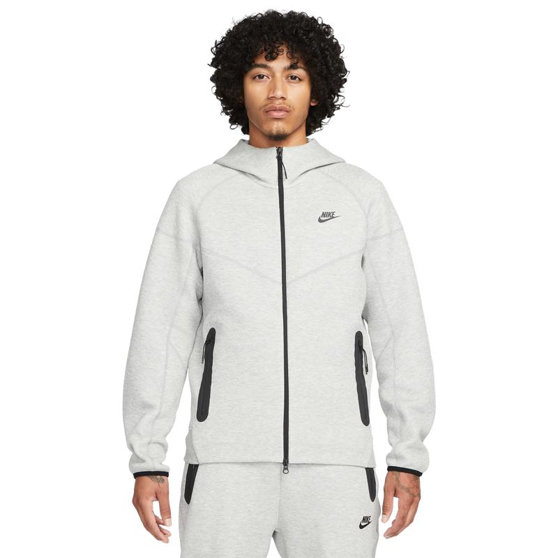 Nike Nike Tech Fleece Full-Zip Hoodie - Men's White/Beige S