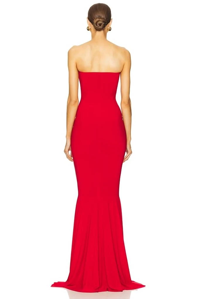 Norma Kamali Norma Kamali - Strapless Shirred Front Fishtail Gown 3