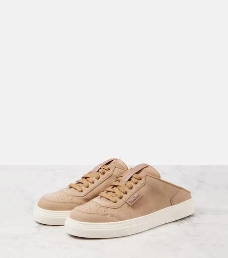 Max Mara Slides suede sneakers 4