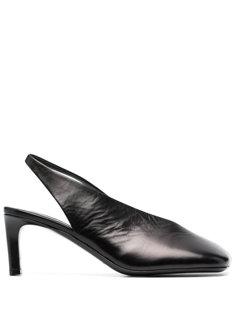 Jil Sander JIL SANDER - Leather Slingback Pumps 1