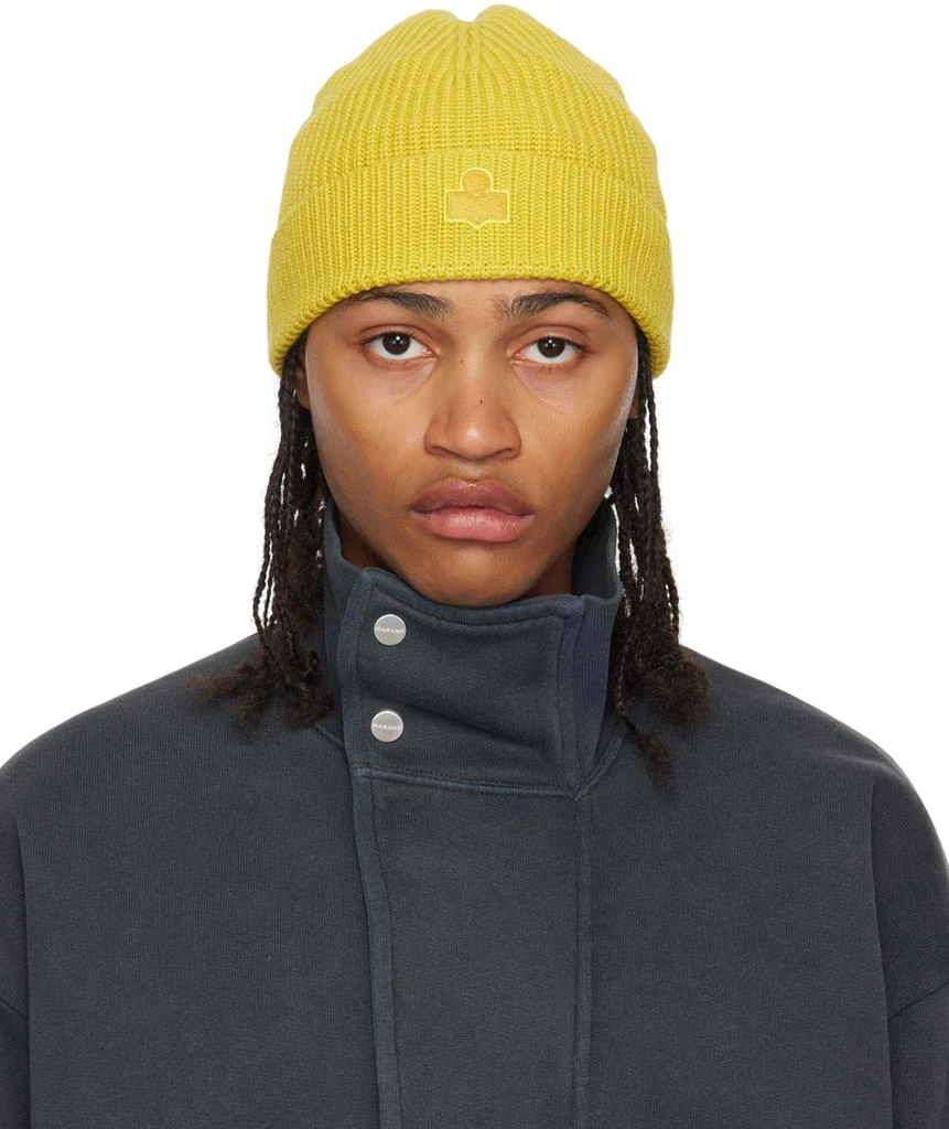 Isabel Marant Yellow Bayle Beanie 1