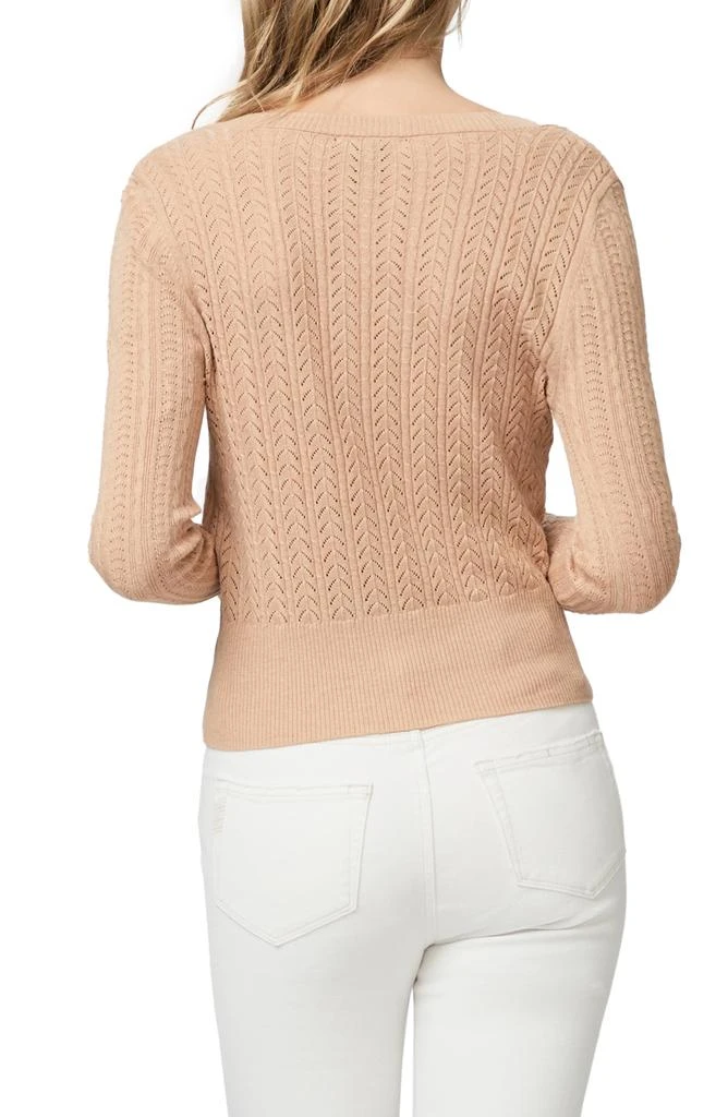 Paige Alvida Pointelle Cardigan 2