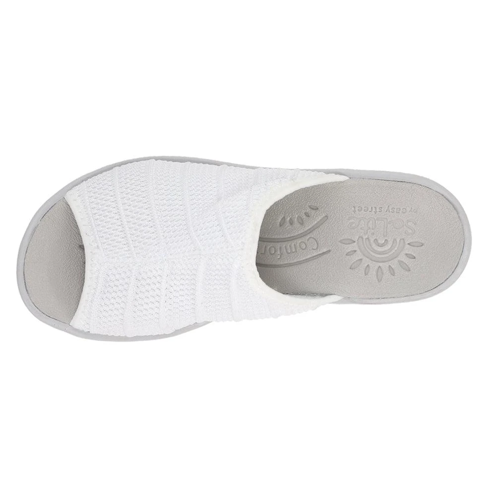 Easy Street Airy Perforated Slide Wedge Sandals 4