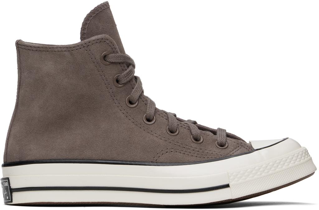 Converse Taupe Chuck 70 Heritage Suede Sneakers
