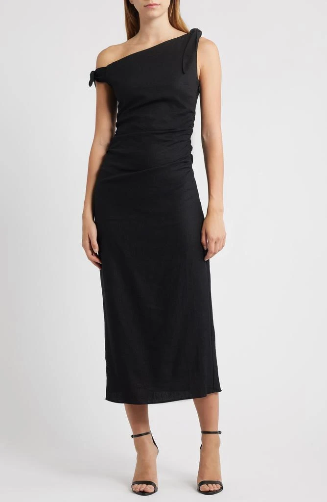 knee length dresses for ladies Miss Circle Xavy Crimson Off-Shoulder Corset Midi Dress XXS
