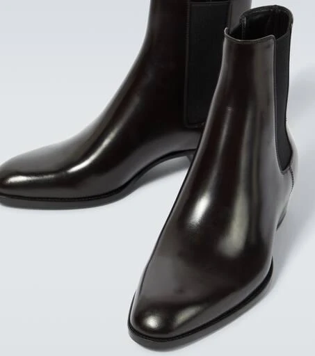 Yves Saint Laurent Wyatt leather Chelsea boots 3