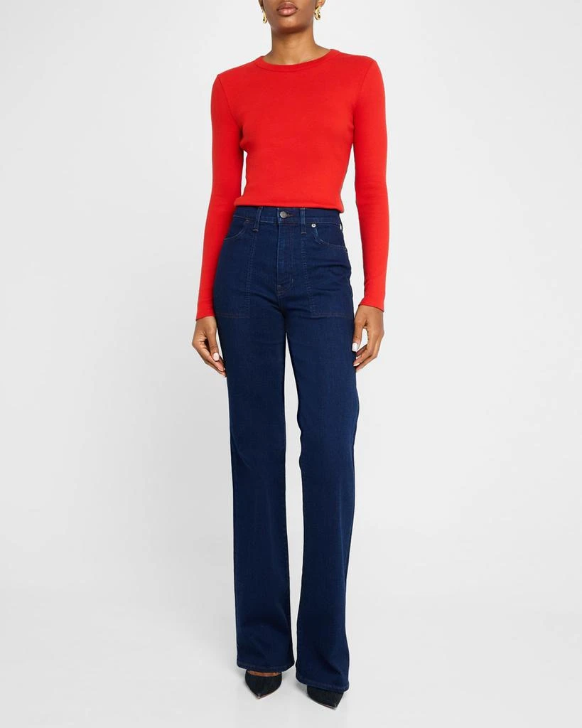 VERONICA BEARD Pruitt Long-Sleeve Tee 2