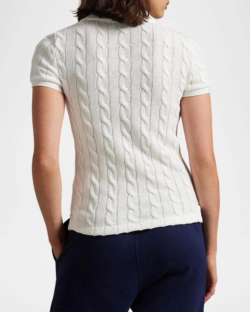 Ralph Lauren Cable-Knit Polo Shirt 3