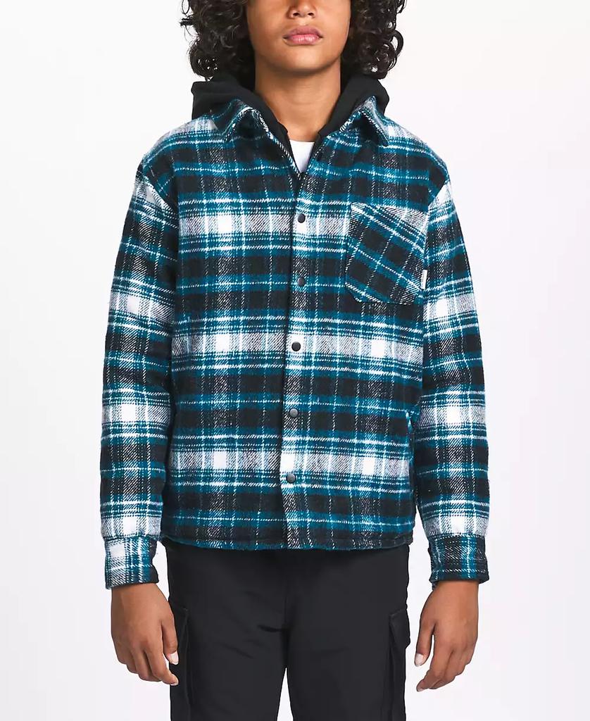 Sovereign Code Big Boys Plaid Hooded Shirt Jacket
