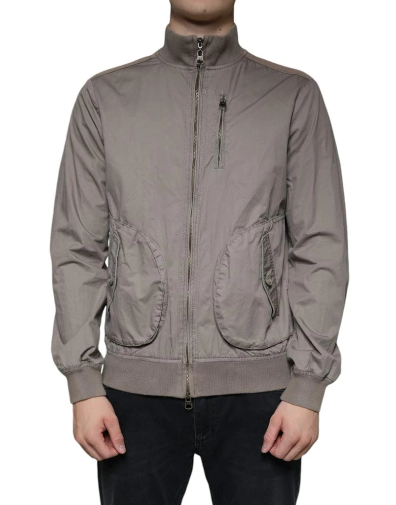 Armani Jeans Cotton Full Zip Bomber Logo Men's Jacket 1