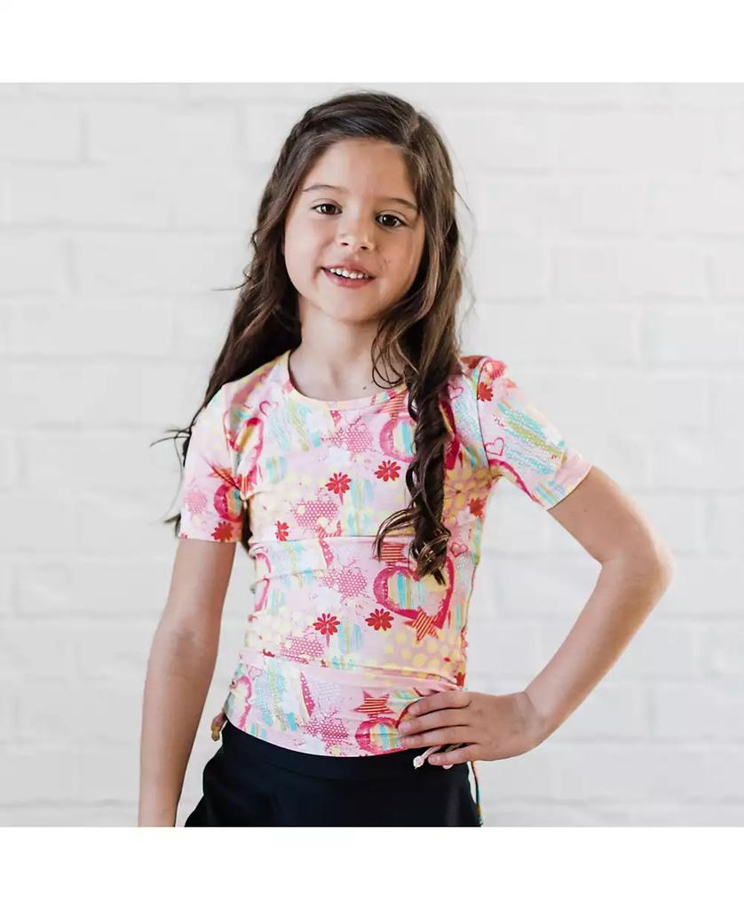 Calypsa Little Girls Lily Swim Top