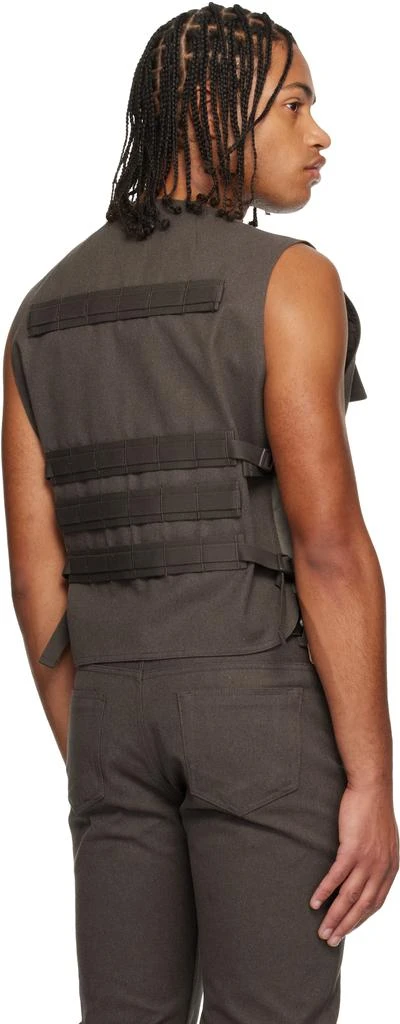 Rick Owens Brown Concordians Bonotto Capsule Ammo Vest 3