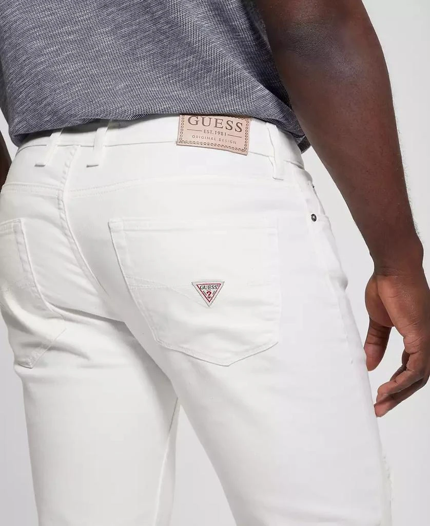 GUESS Men's Finnley White Tapered Jeans 5
