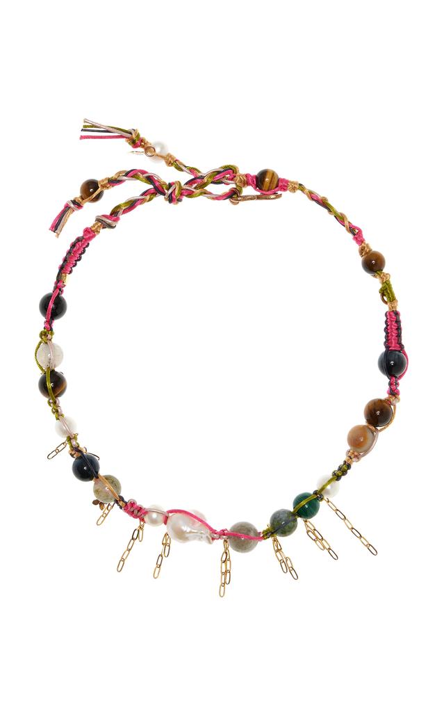 Joie DiGiovanni Joie DiGiovanni - Tropical Mediterranean Sky Rocker 18K Yellow Gold Choker Necklace - Multi - OS - Moda Operandi - Gifts For Her