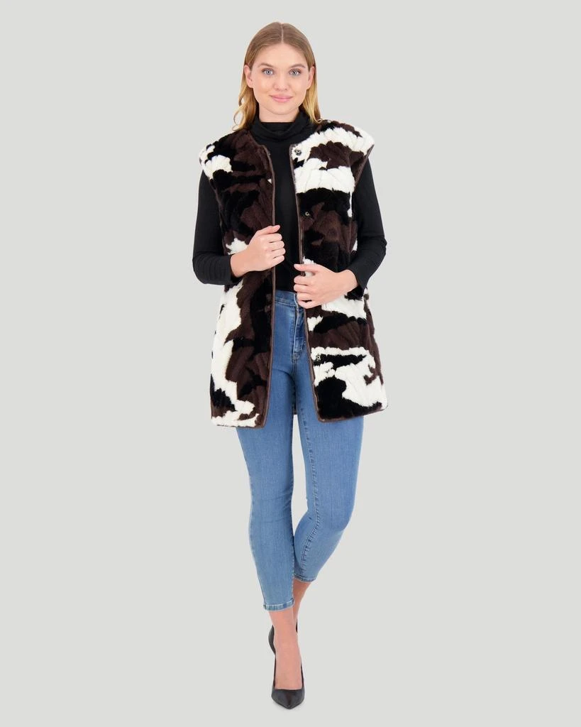Gorski Mink Sections Vest 1