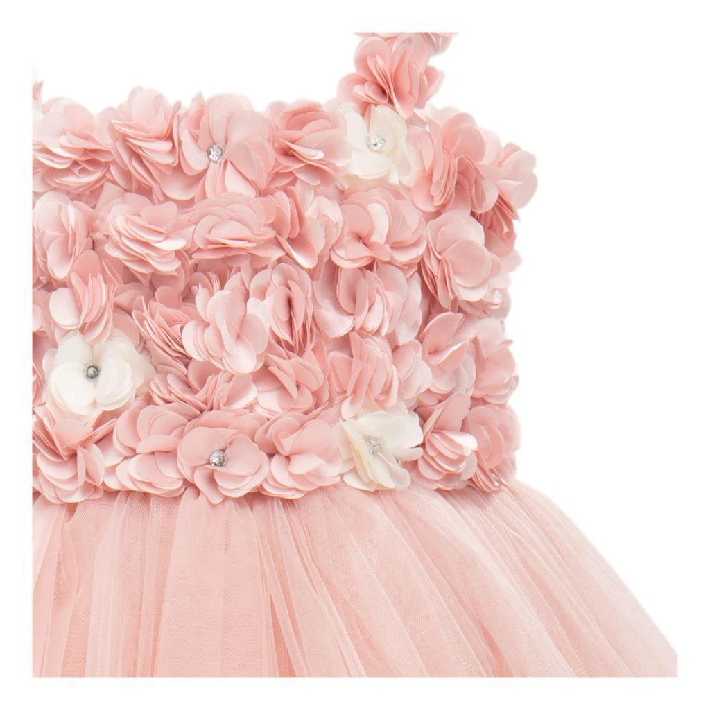 Tulleen Pink Rose Campanula Dress 3