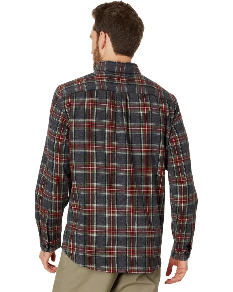 slim fit dress slacks L.L. Bean Organic Cotton Flannel Shirt, Deep Port (Red) (4 Patterns) –  Oxford & Evergreen main image 1