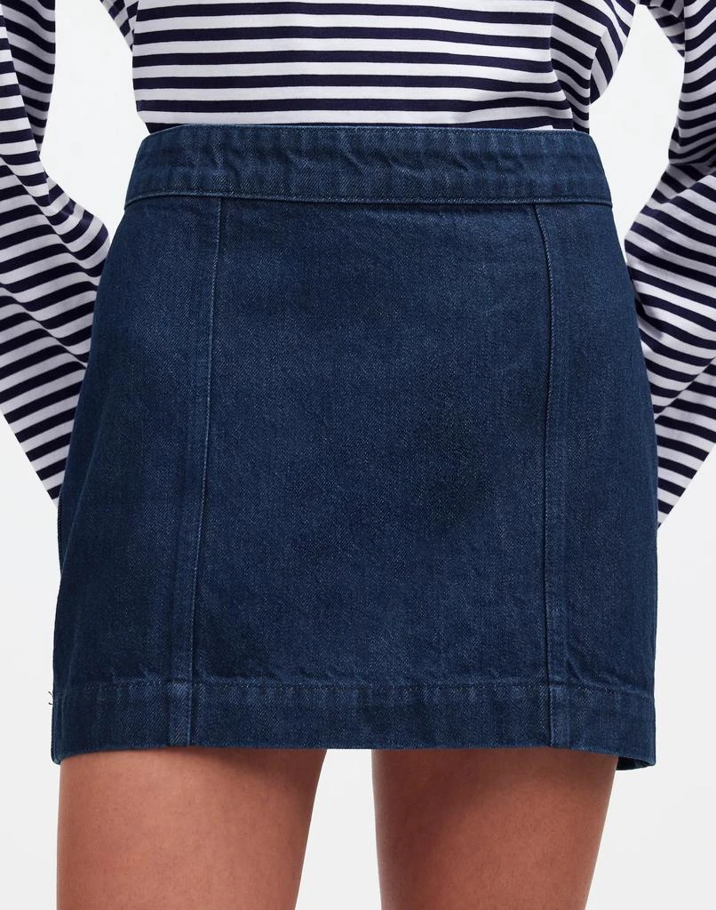 Madewell Denim Seamed Mini Skirt in Maytown Wash 5