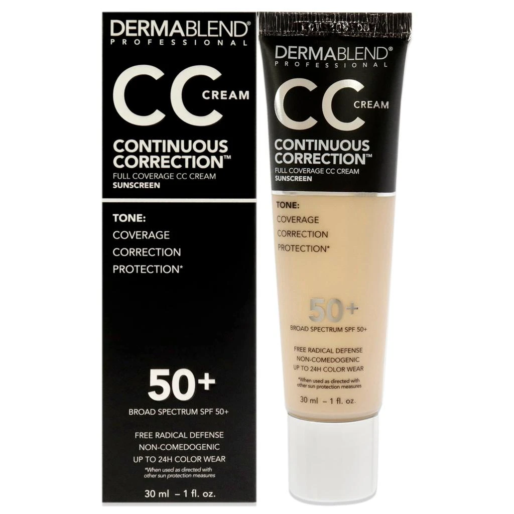 Dermablend Continuous Correction CC Cream SPF 50 - 10N Fair by  for Women - 1 oz Makeup 1
