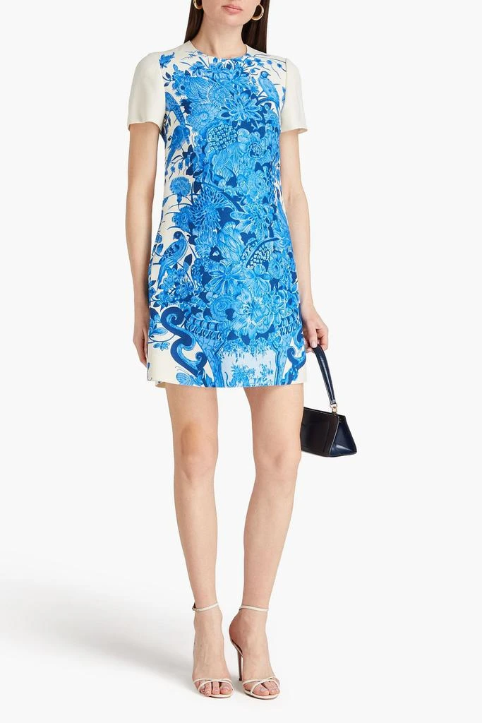 Printed wool and silk-blend crepe mini dress  On Sale Now with Up to 65%  Off | Discover Exclusive Deals & Savings at BeyondStyle  Authentic Valentino  summer dresses|women|clothing|mini dresses|dresses with Limited-Time