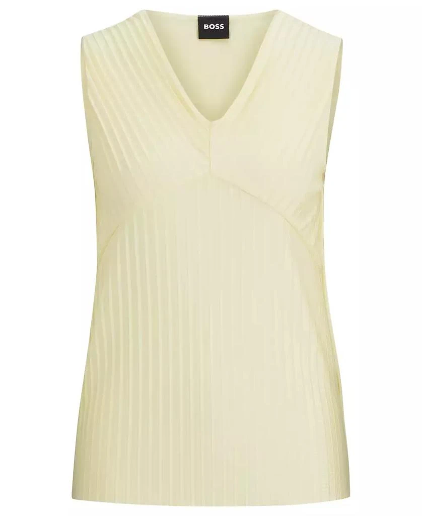 Hugo Boss Women's V-Neck Sleeveless Jersey Top 2