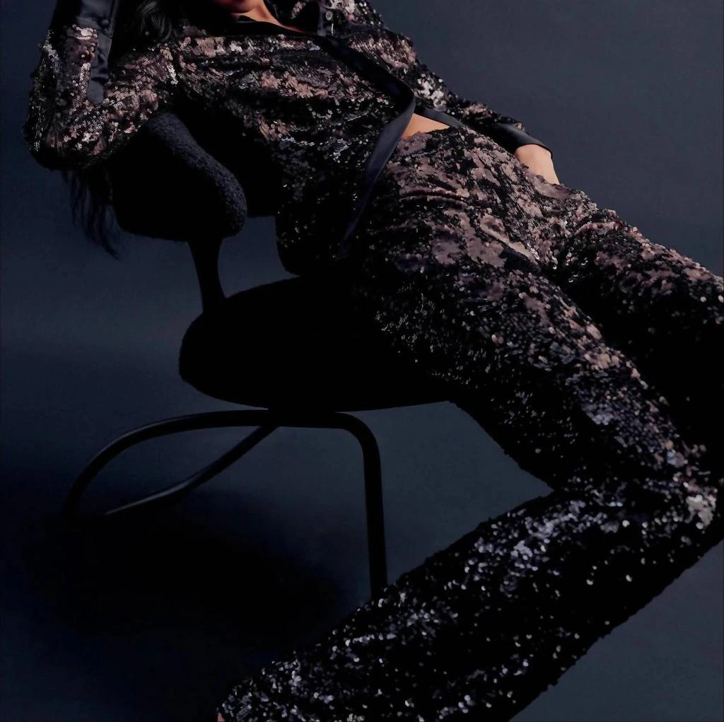 VERONICA BEARD Veronica Beard - Collier Sequin Skiny-flare Pant 5