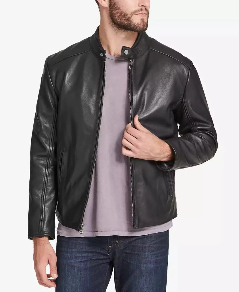 Marc New York by Andrew Marc Men's Leather Moto Jacket, Created for Macy's 1