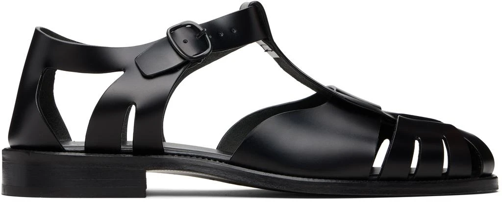 Hereu Black Pesca Sandals