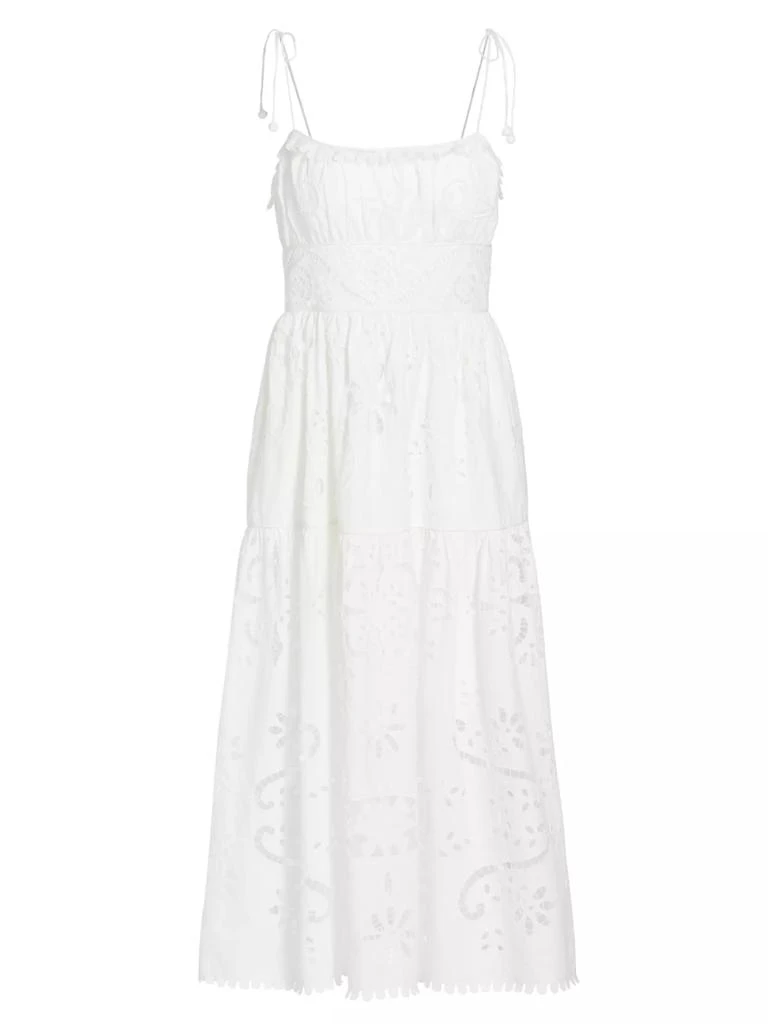 Sea Liat Eyelet Embroidered Midi-Dress 1